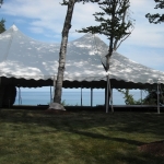Rent white wedding tent in Milwaukee
